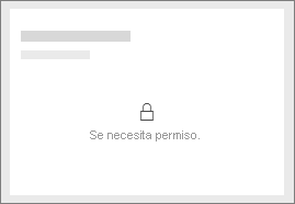 Captura de pantalla que muestra el icono bloqueado de Power BI.