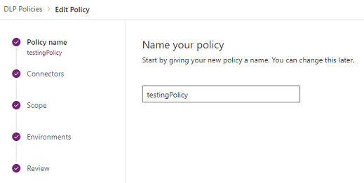 Editar revisión de directiva de datos Editar revisión de directiva de datos.