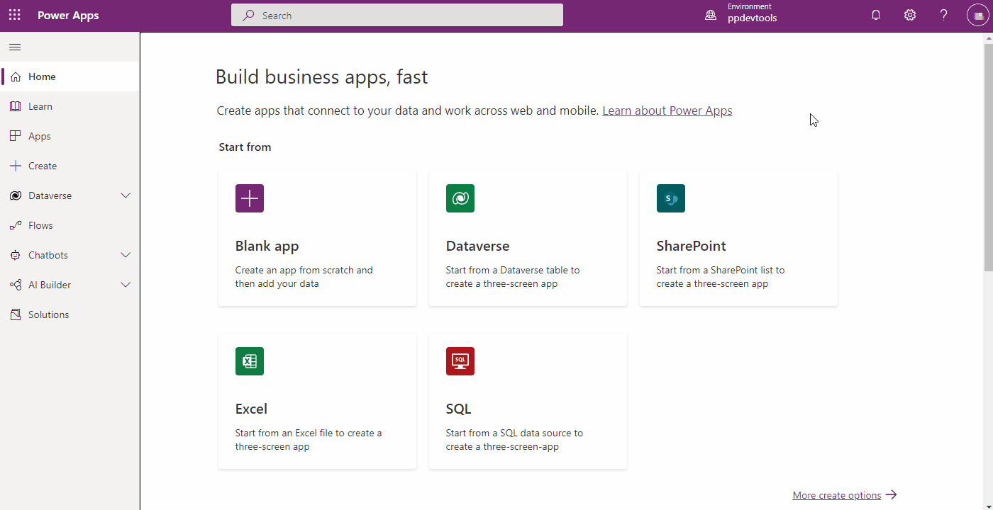 Seleccionar entorno Seleccionar entorno.