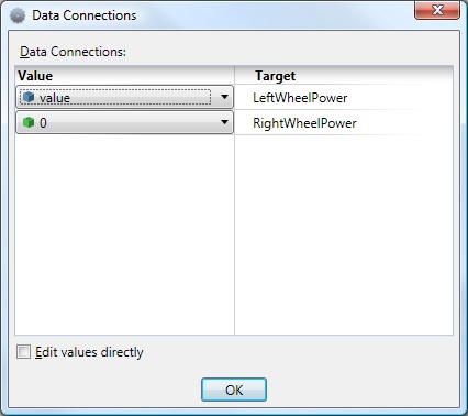Data Connections dialog
