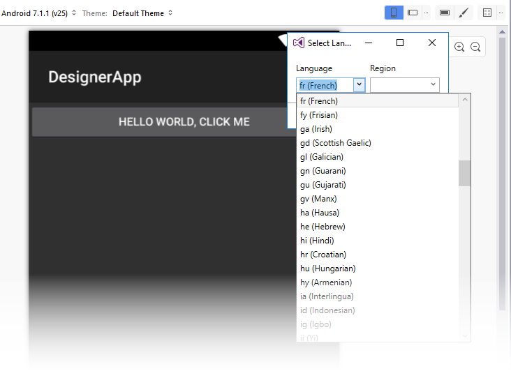 List of languages List of languages