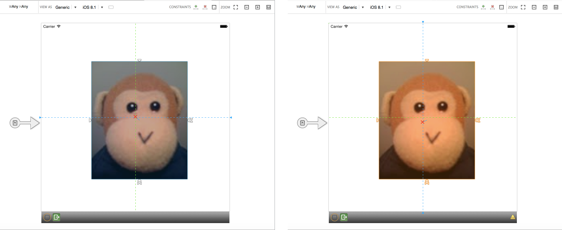 Centrado de la imagen
