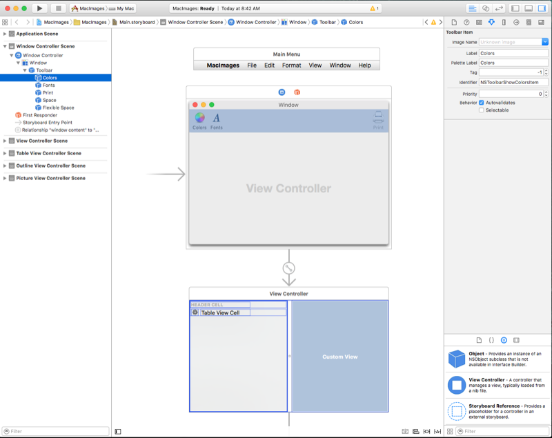 Edición del guion gráfico principal Edición del guion gráfico principal