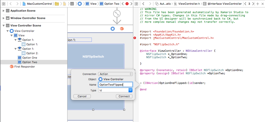 Configuración de una nueva acción