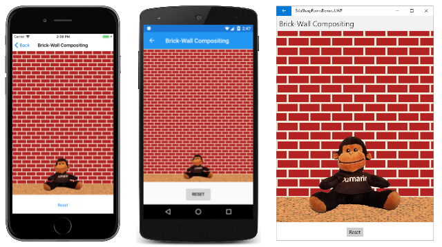 Paso 4 de la composición de un muro de ladrillo Paso 4 de la composición de un muro de ladrillo