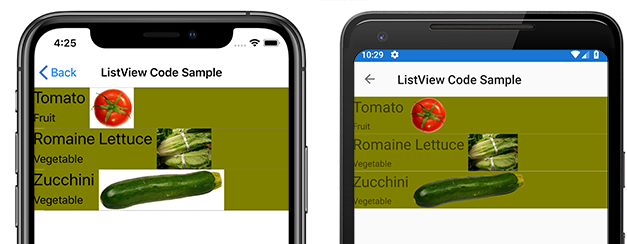 Ejemplo de celda personalizada