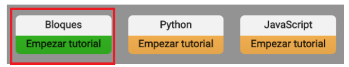Captura de pantalla Panel de Code Builder.