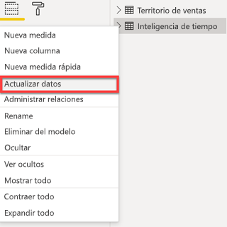 Refresh the Time Intelligence query in Power BI desktop to apply the changes made in Tabular Editor.
