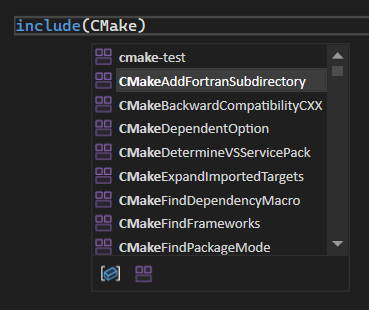 Finalización del módulo CMake