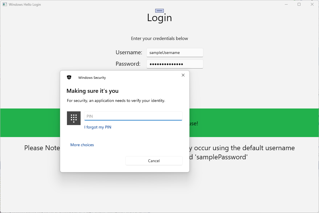 de la pantalla de inicio de sesión de Windows Hello