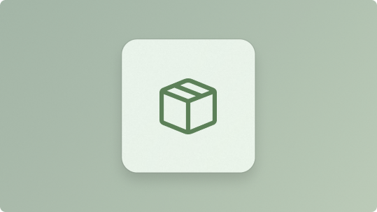 Icono de empaquetado