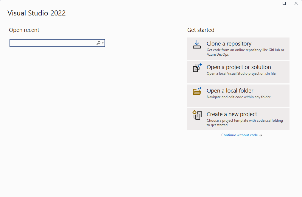 Crear un nuevo proyecto.