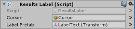 Captura de pantalla que muestra cómo establecer los destinos de referencia en Unity.