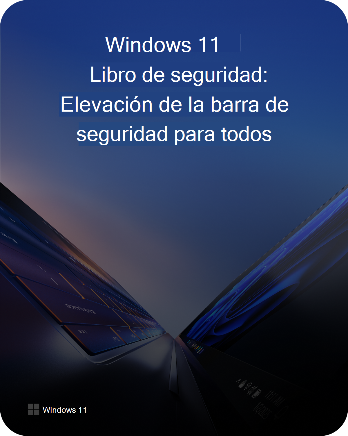 Portada del libro de seguridad de Windows 11.