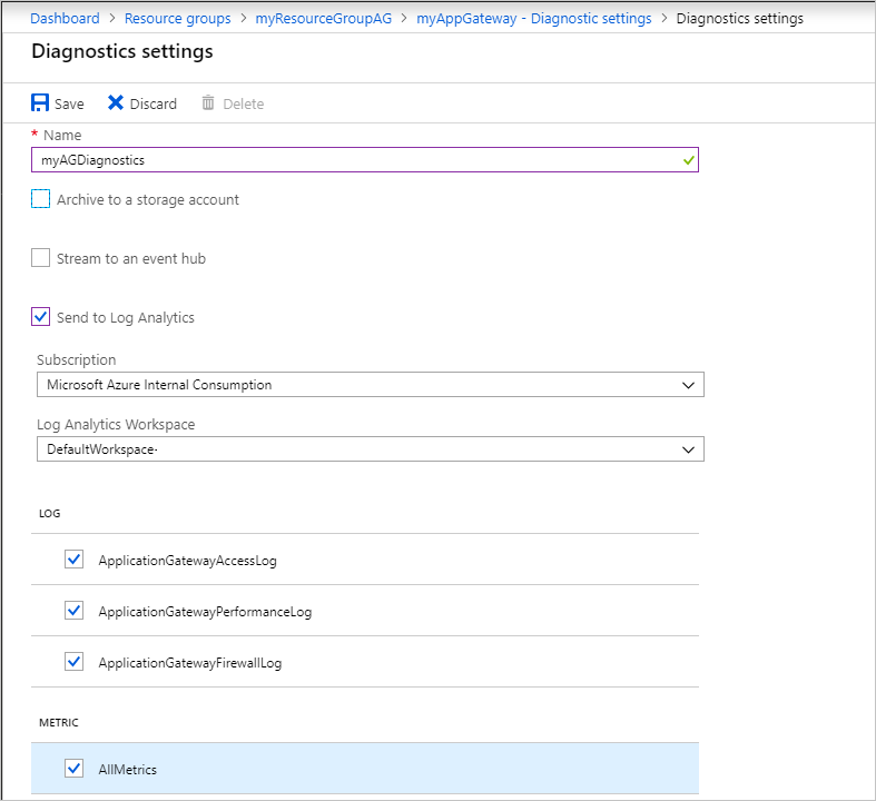 Screenshot of starting the configuration process.