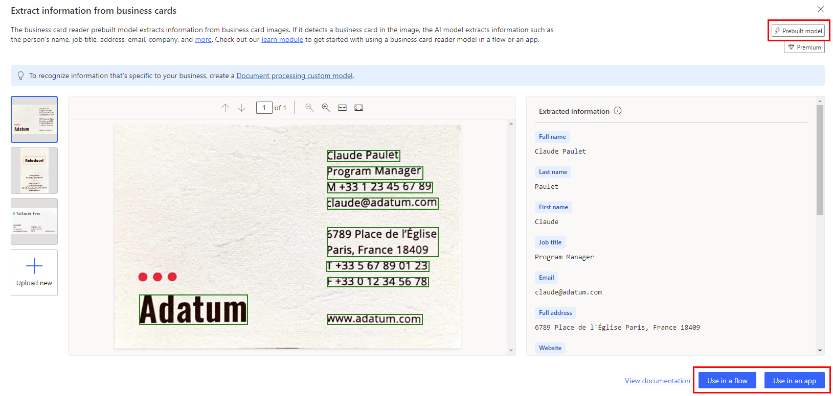 Kuvatõmmis mudeli kasutamise valikutest.