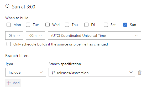 Scheduled trigger frequency 2.