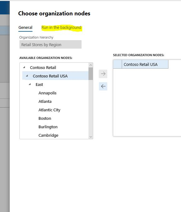 Ekraanipilt jooksust taustavahekaardil.
