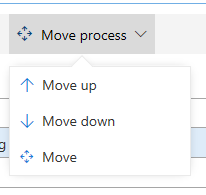 Move process Moving a process.