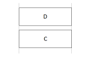 Näide horisontaalselt joonduvast mustrist.