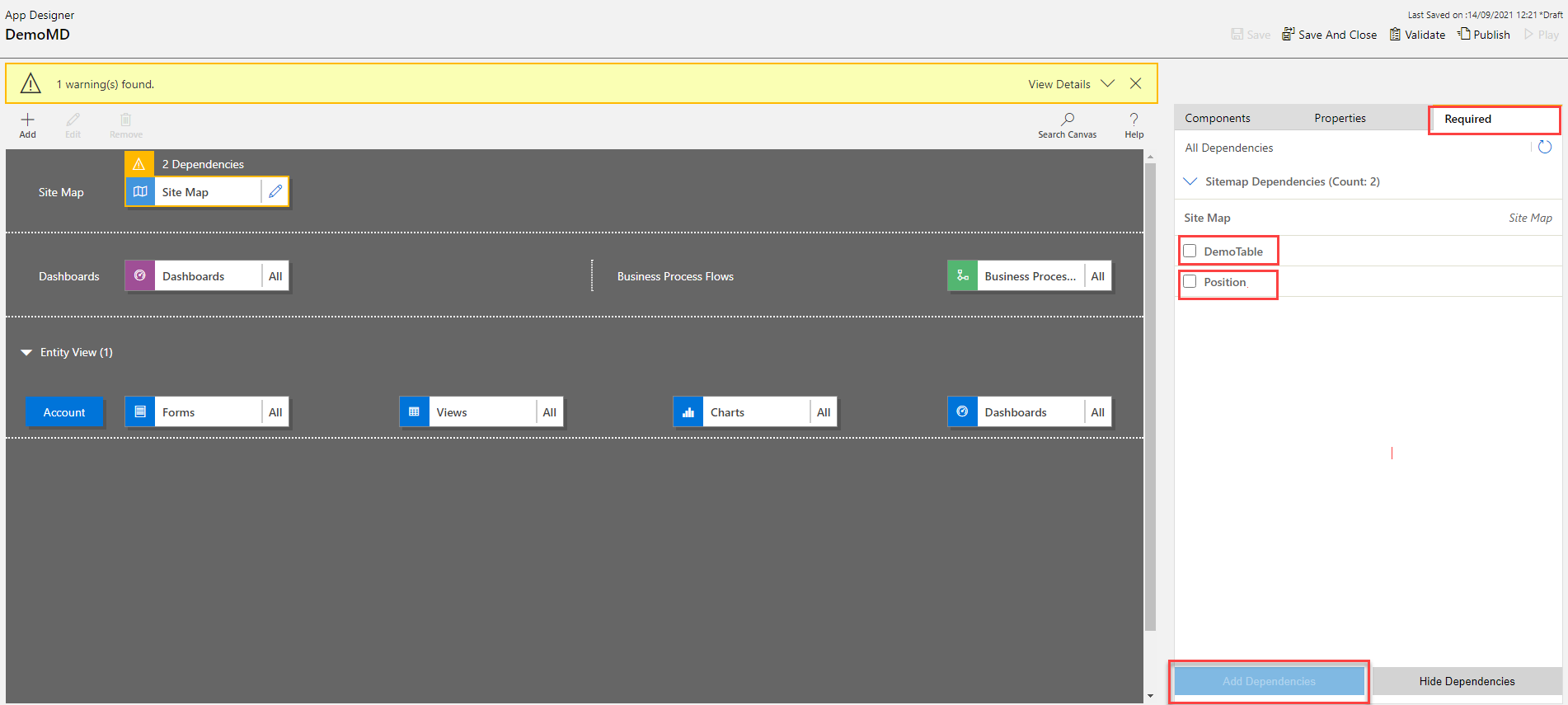 Sõltuvuste lisamine