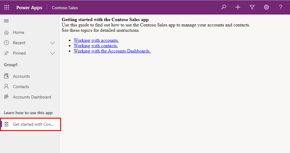 Alapiirkonna HTML-faili veebiressursi näide
