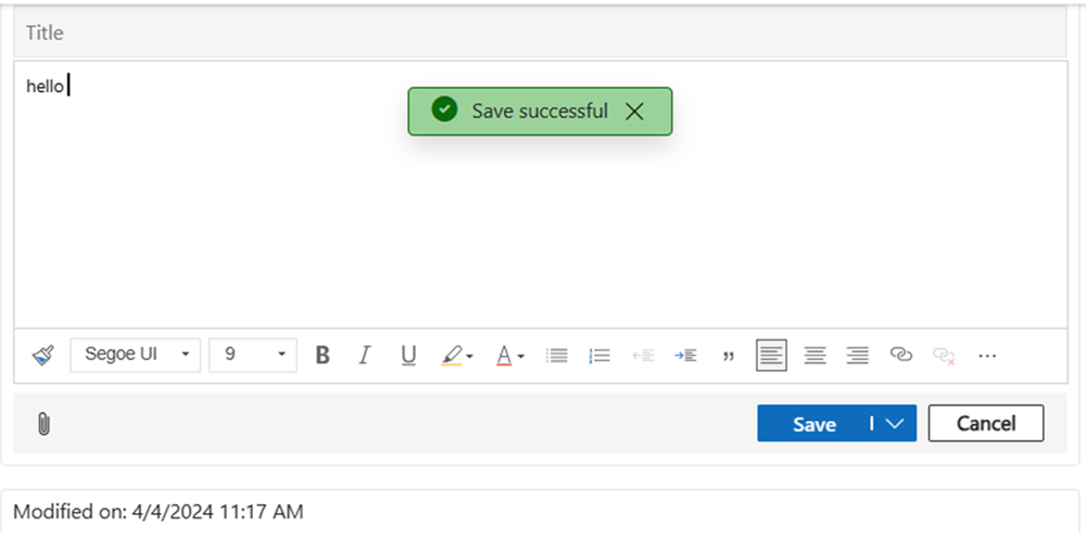 Salvestage edukas sõnum.