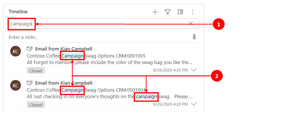 Luba lõimestatud e-kirjade ajaskaala vaade - valik 2.