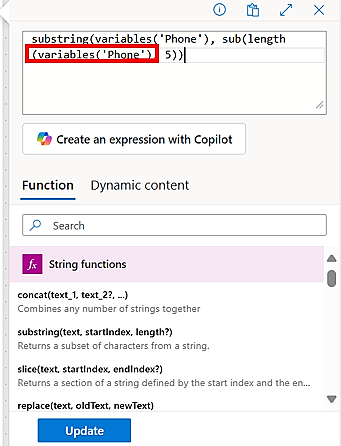 Kuvatõmmis ekslikust avaldisest.