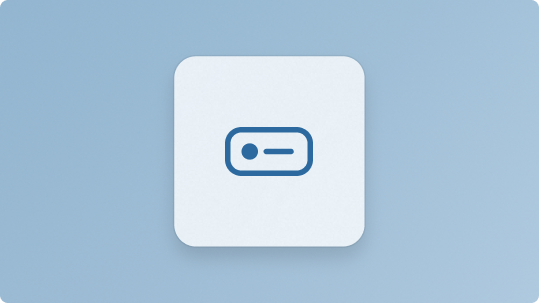 Commanding icon