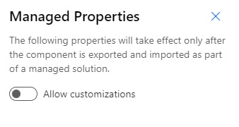 Kudeatutako propietateen pantaila-argazkia.