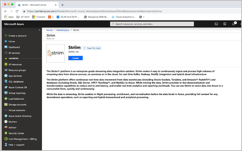 Buscar elemento del Marketplace de Striim