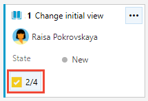 Captura de pantalla que muestra una lista de tareas colapsada.