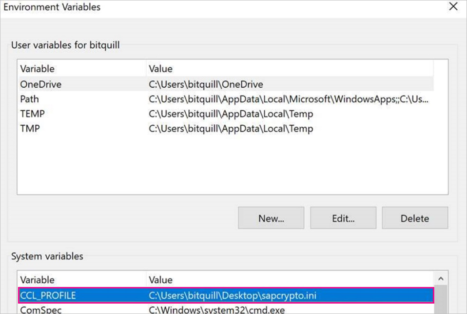 Crear y establecer variables de entorno del sistema