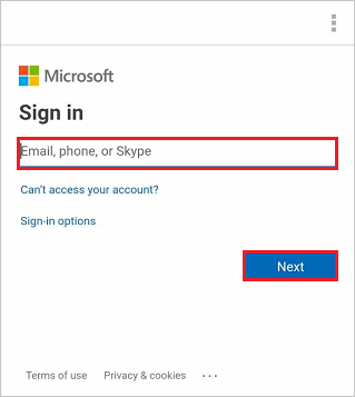 Credenciales de Microsoft Entra para la aplicación móvil de Salesforce