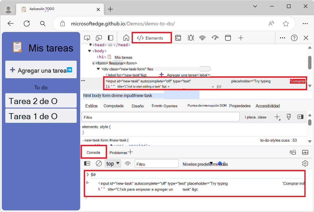 El resultado de evaluar el comando $0 en la consola