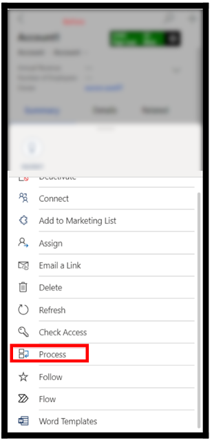 Prozesuaren komando zaharra.