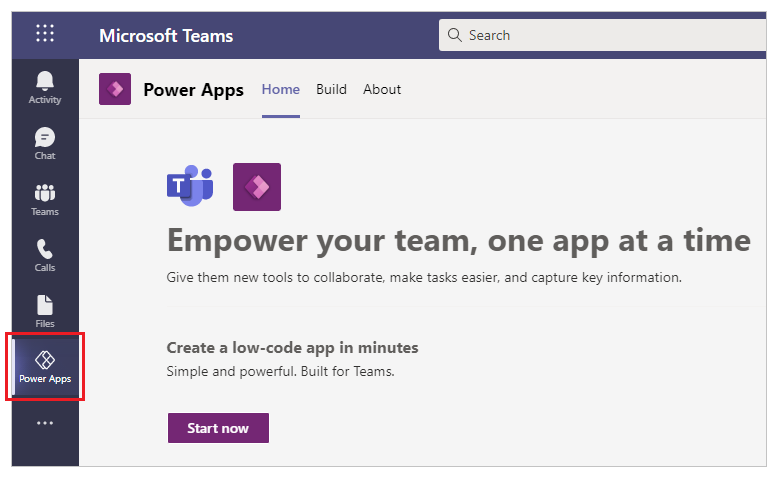 Power Apps aplikazioa.