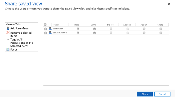 Partekatu ikuspegia.