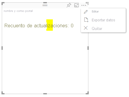 Captura de pantalla que muestra cómo abrir el modo de edición.