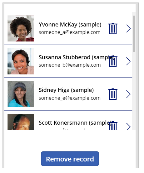 Ezabatutako erregistroa.