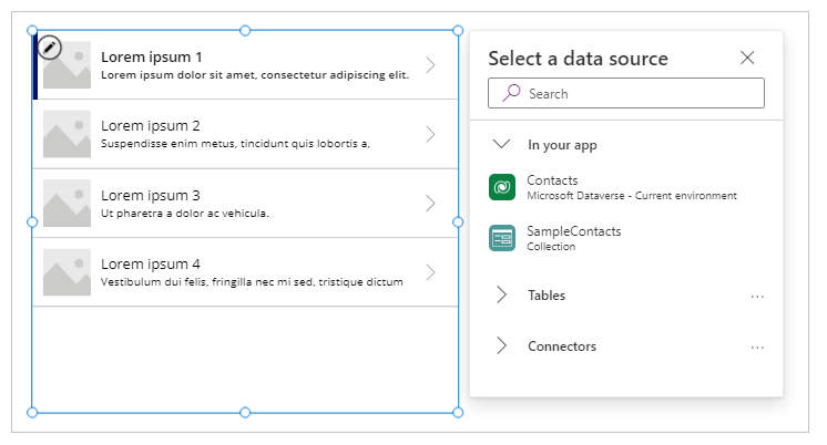 Laginen kontaktuen bilduma.