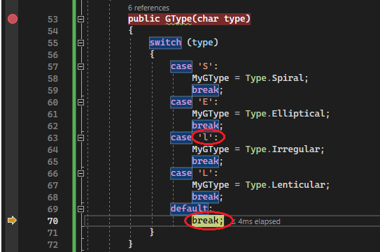 Captura de pantalla que muestra el error tipográfico.