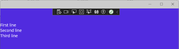 Captura de pantalla de Hot Reload en funcionamiento.