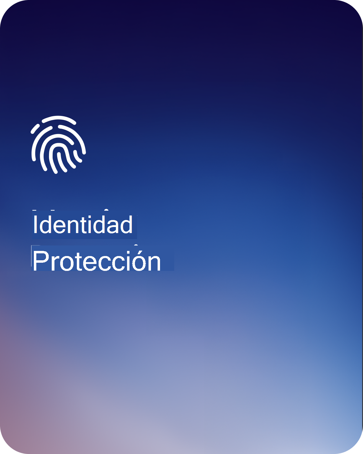 Portada del capítulo de protección de identidades.