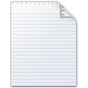imagen de una hoja de papel icono