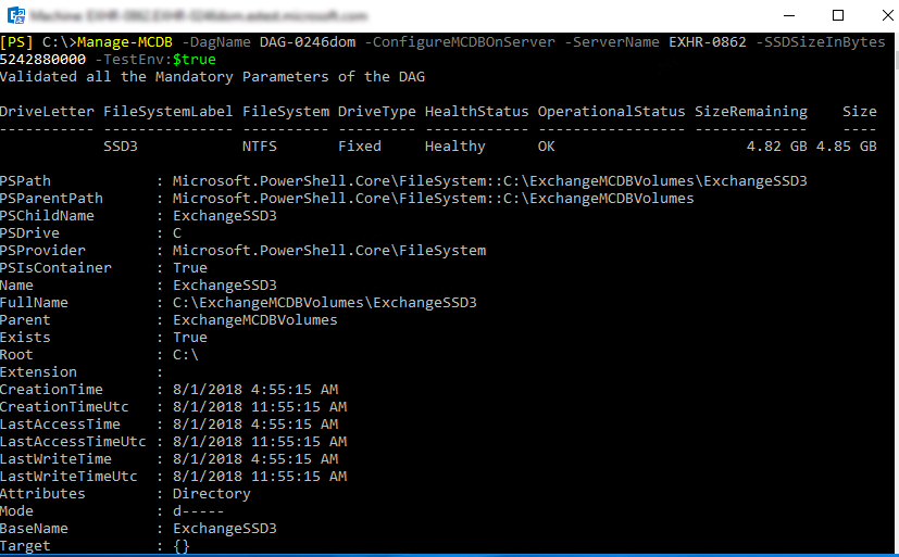 Run MCDBOnServer1.