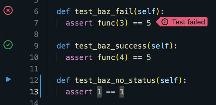 Tests inline glyphs