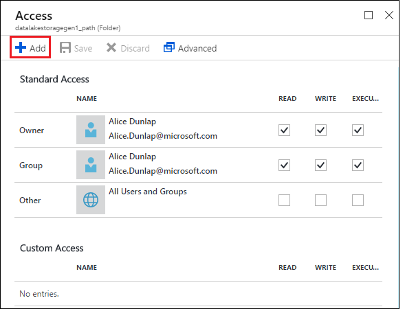 List standard and custom access List standard and custom access