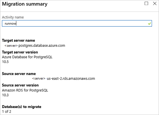 Migration Summary